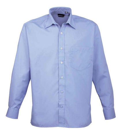 Premier - Long Sleeve Poplin Shirt - PR200 MBL 14.5