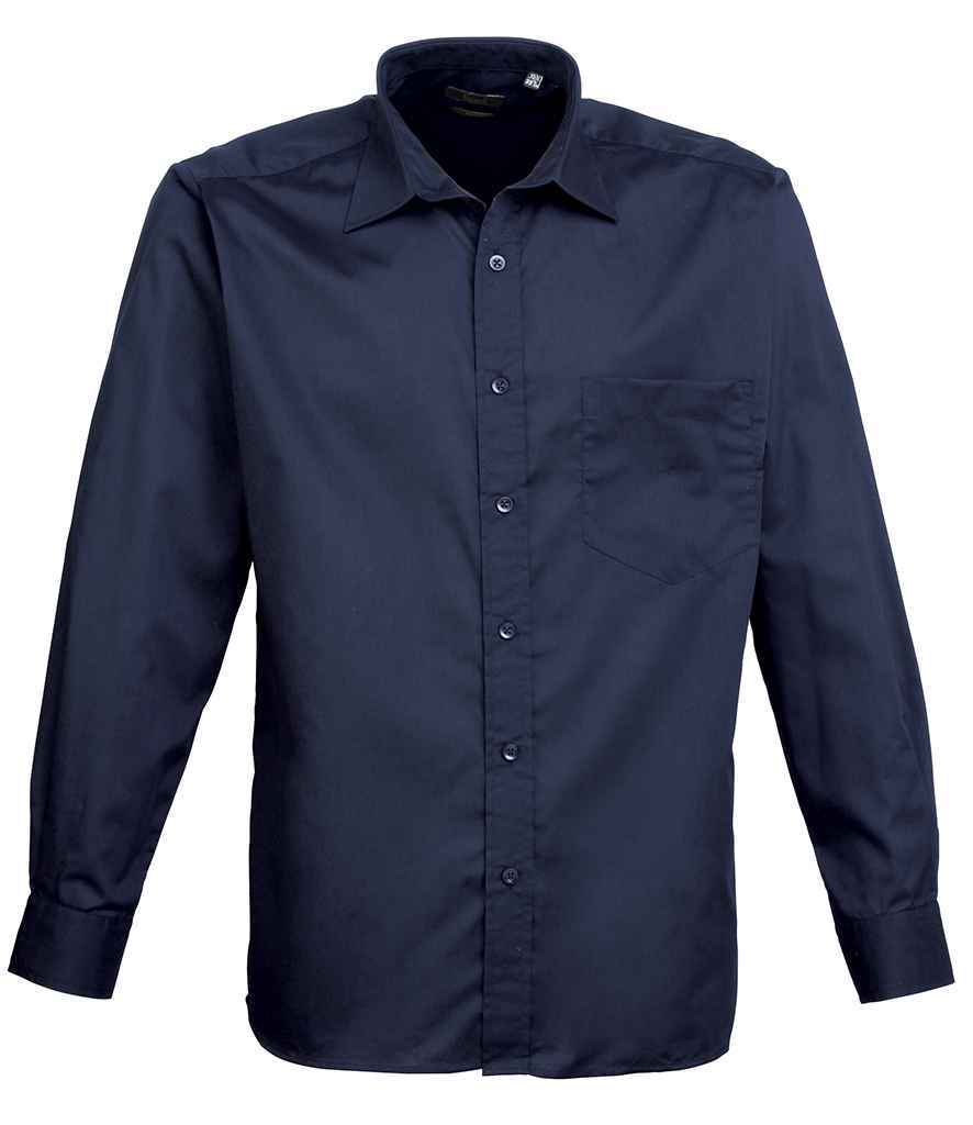 Premier - Long Sleeve Poplin Shirt - Pierre Francis