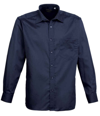 Premier - Long Sleeve Poplin Shirt - Pierre Francis