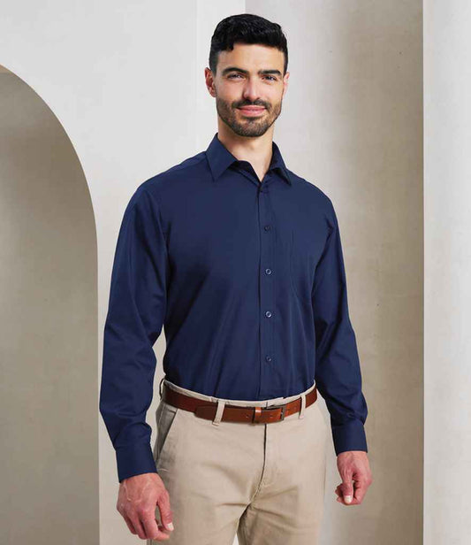 Premier - Long Sleeve Poplin Shirt - Pierre Francis