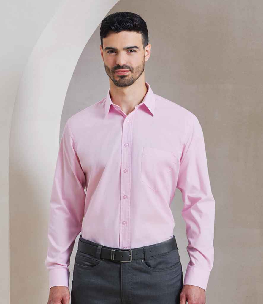 Premier - Long Sleeve Poplin Shirt - Pierre Francis