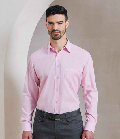 Premier - Long Sleeve Poplin Shirt - Pierre Francis