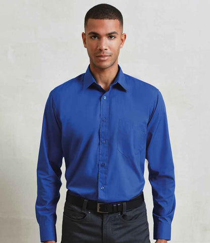 Premier - Long Sleeve Poplin Shirt - PR200 ROY 14.5