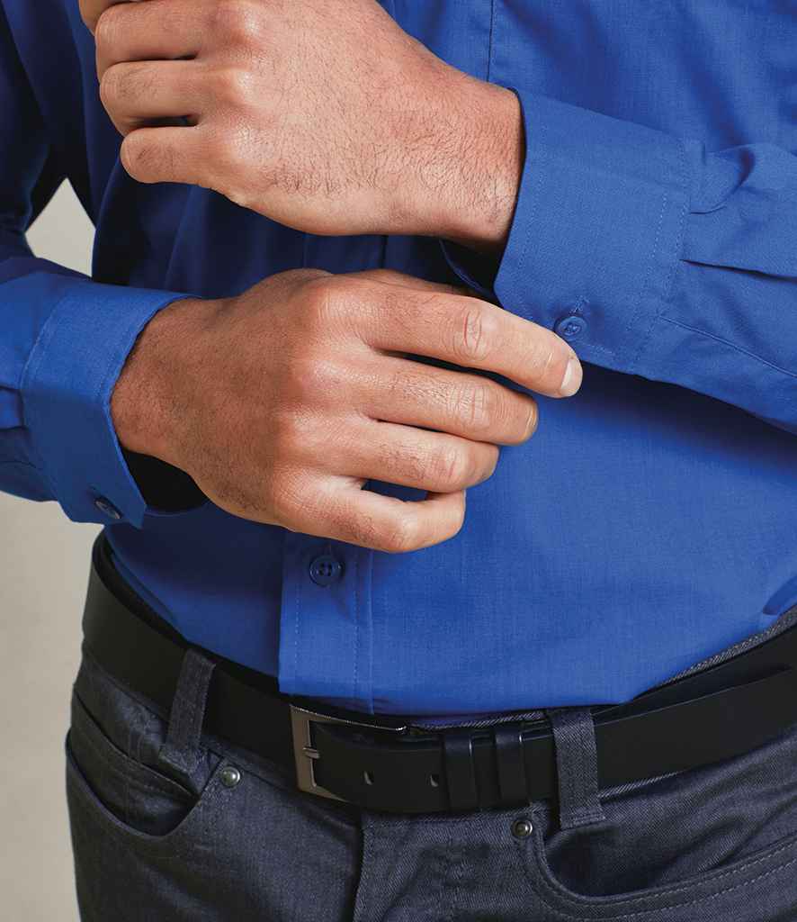 Premier - Long Sleeve Poplin Shirt - Pierre Francis