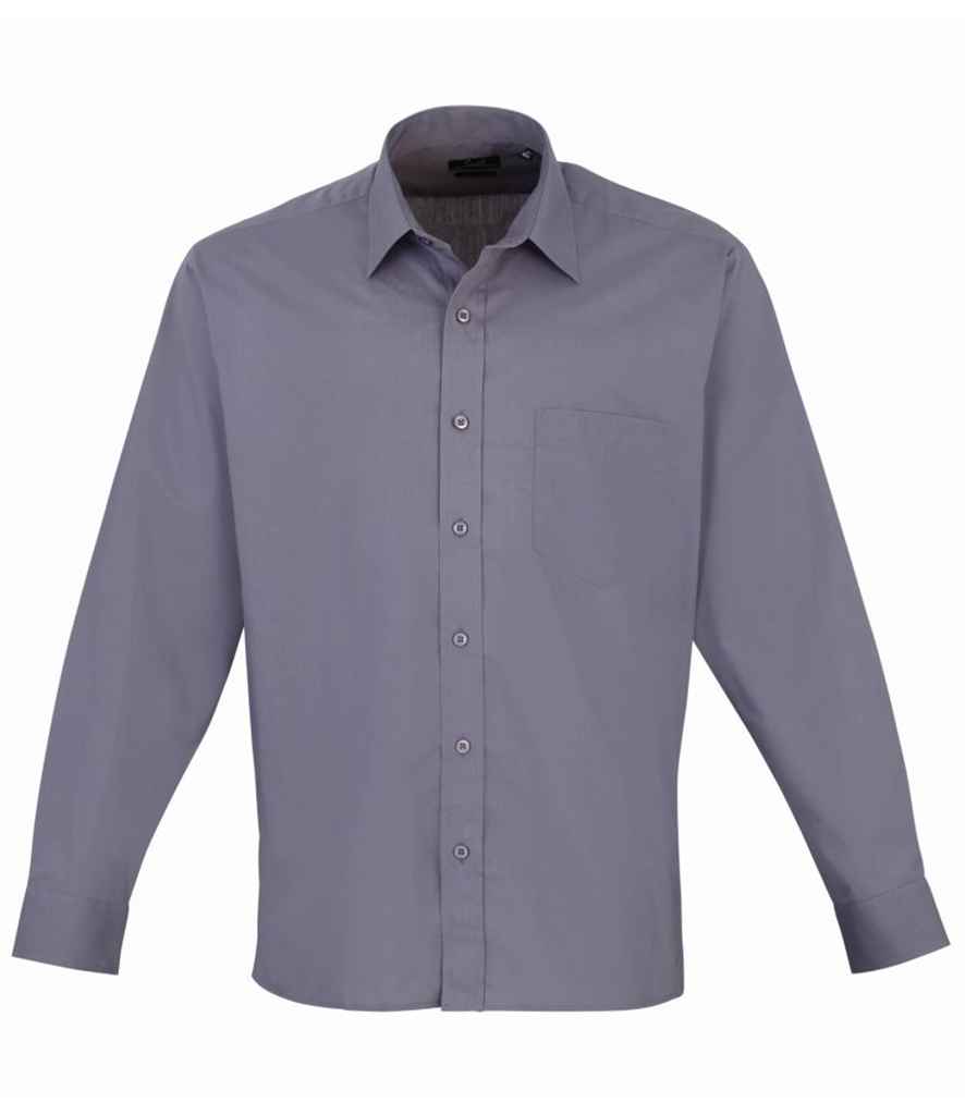 Premier - Long Sleeve Poplin Shirt - PR200 STE 14.5