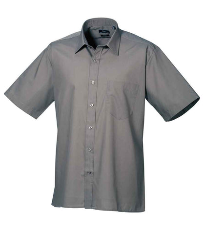 Premier - Short Sleeve Poplin Shirt - PR202 DGY 14.5