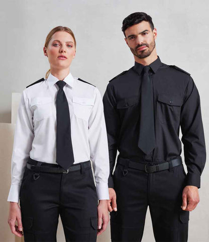 Premier - Long Sleeve Pilot Shirt - PR210 WHI 14.5