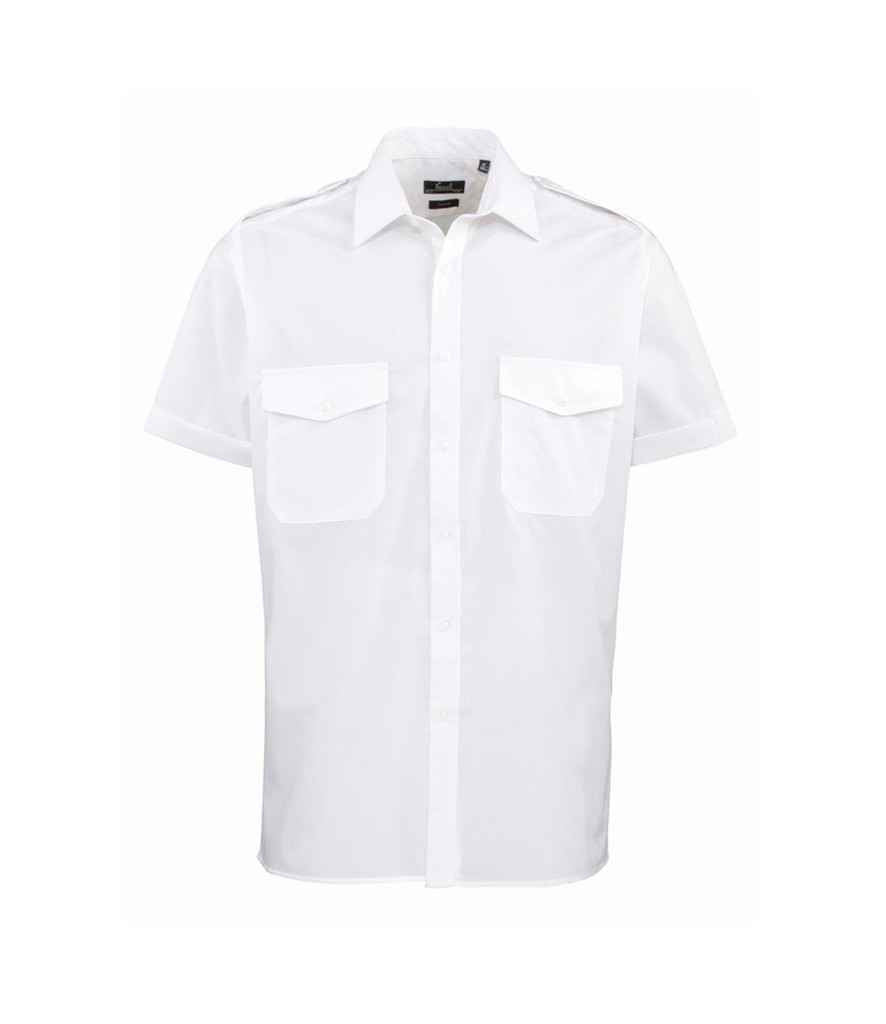 Premier - Short Sleeve Pilot Shirt - PR212 BLK 14.5