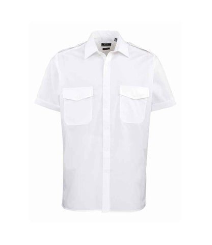 Premier - Short Sleeve Pilot Shirt - PR212 BLK 14.5