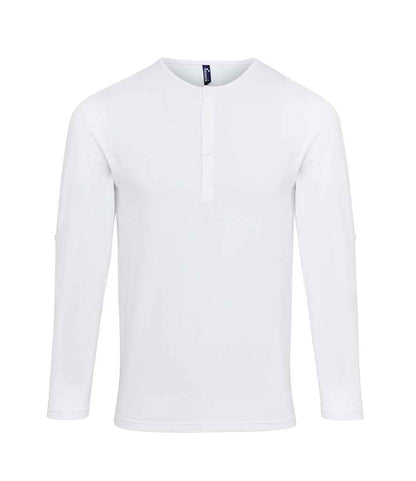 Premier - Long John Roll Sleeve T-Shirt - PR218 BLK XS