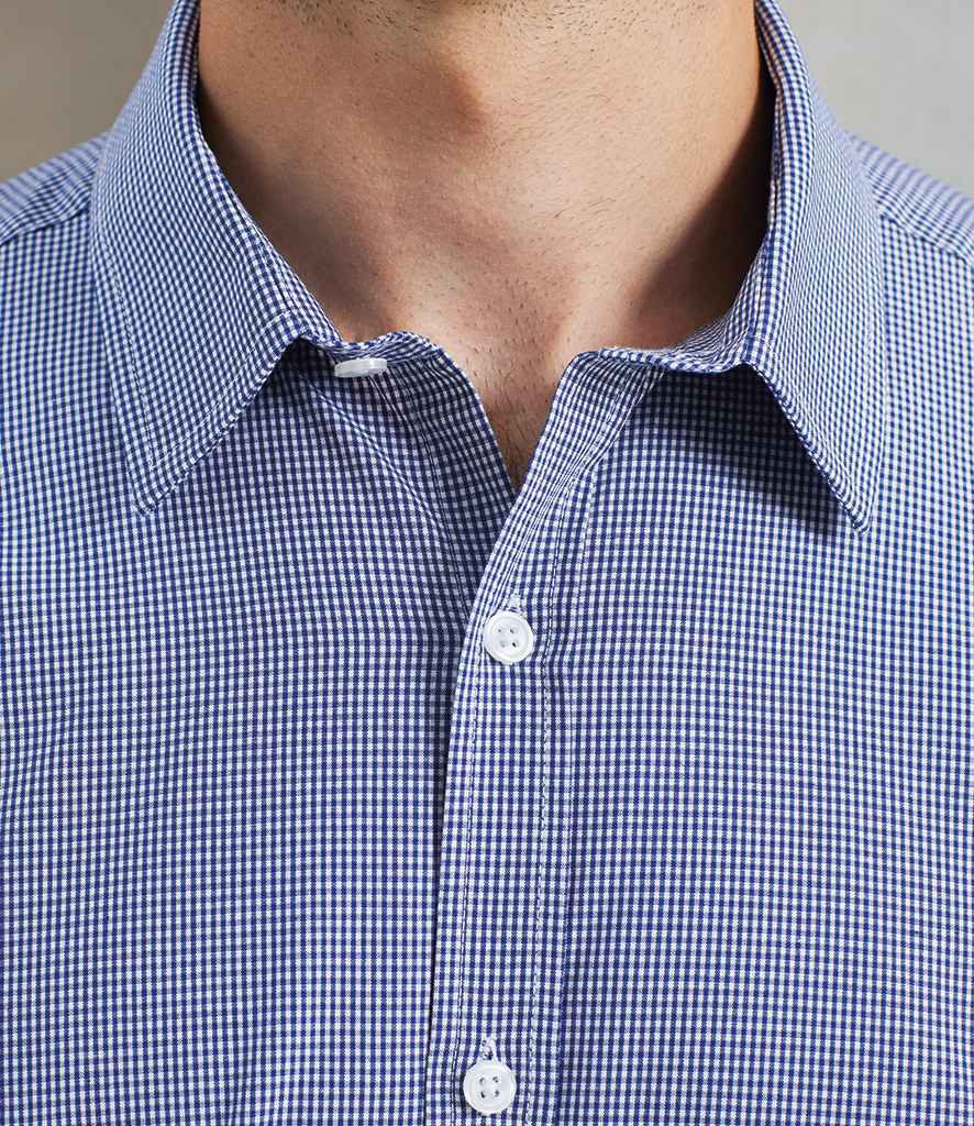 Premier - Gingham Short Sleeve Shirt - Pierre Francis