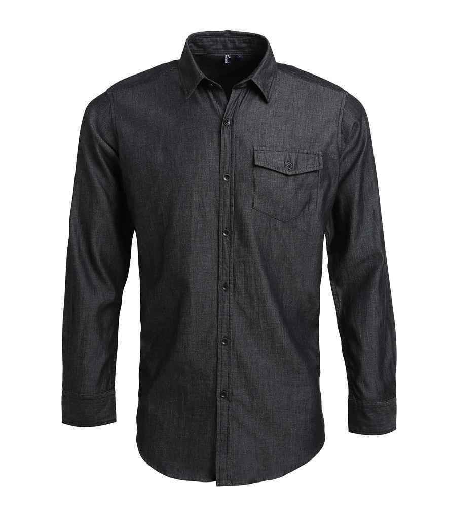 Premier - Jeans Stitch Denim Shirt - PR222 BDM XS
