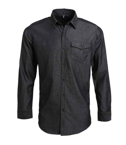 Premier - Jeans Stitch Denim Shirt - PR222 BDM XS