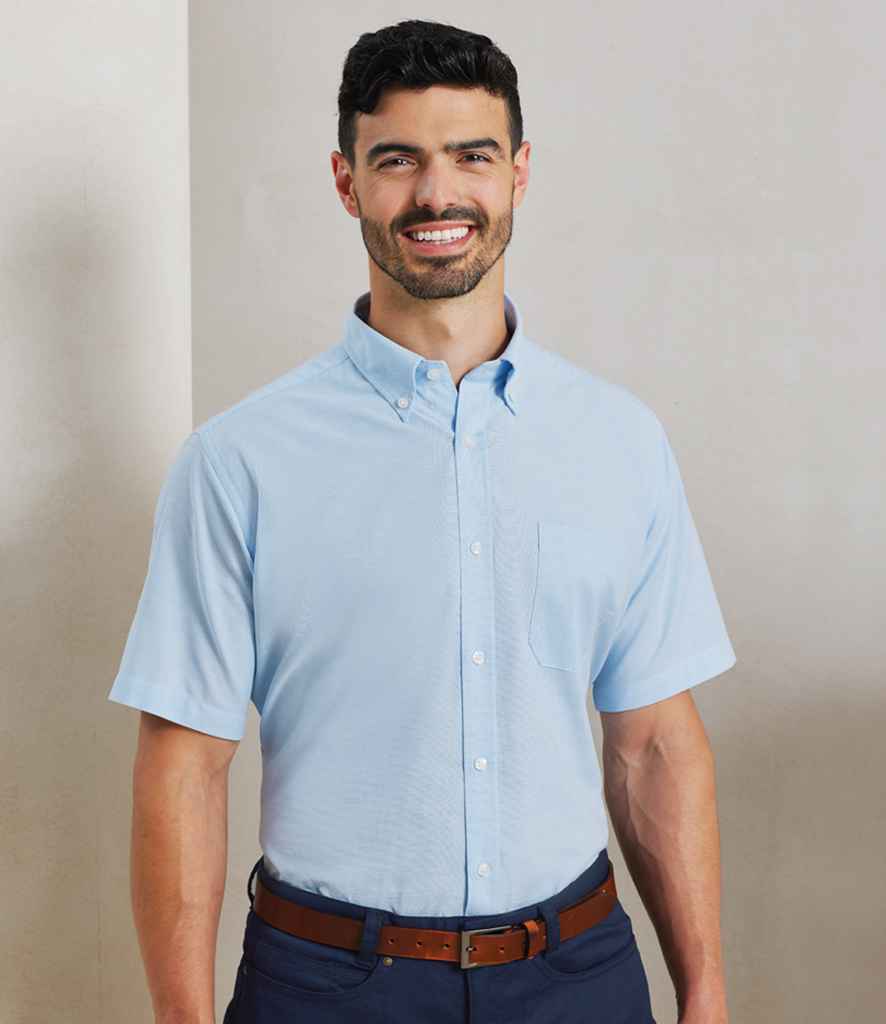 Premier - Signature Short Sleeve Oxford Shirt - PR236 LBL 14.5