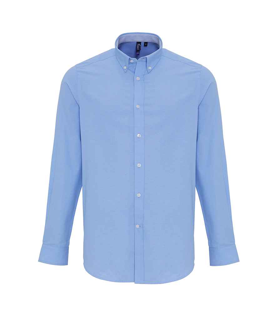 Premier - Long Sleeve Striped Oxford Shirt - PR238 OXB S
