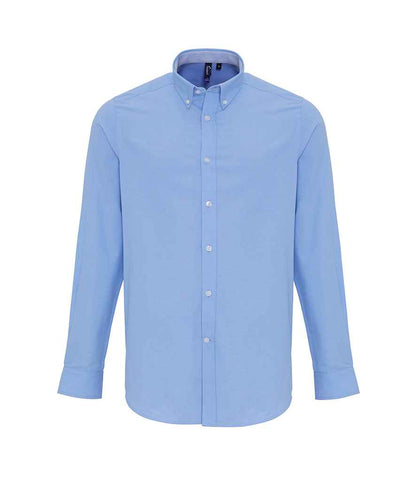 Premier - Long Sleeve Striped Oxford Shirt - PR238 OXB S