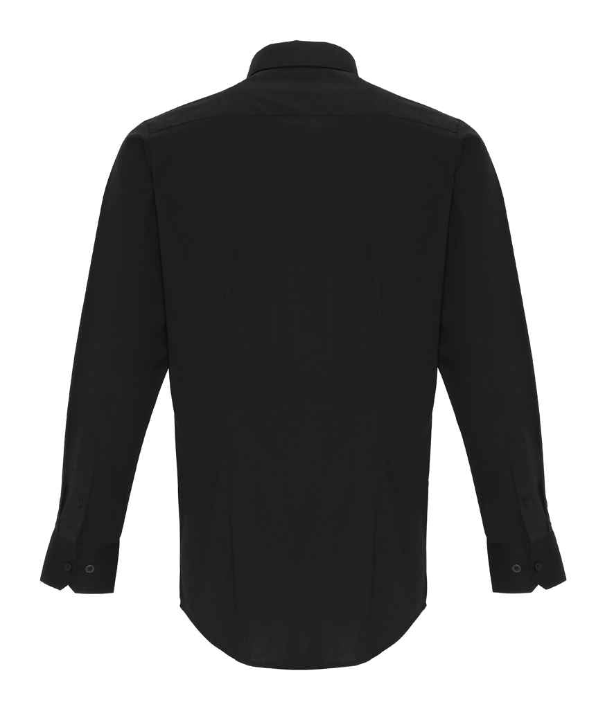 Premier - Long Sleeve Stretch Fit Poplin Shirt