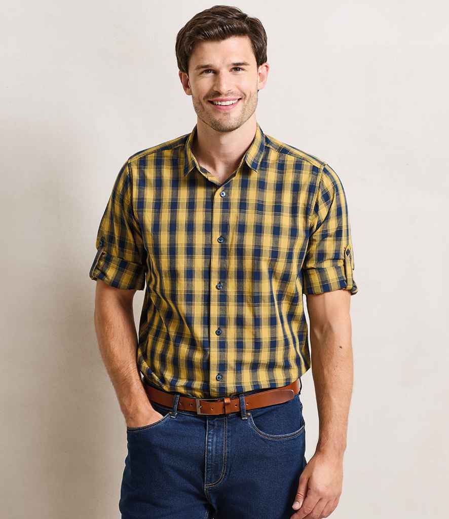 Premier - Mulligan Check Long Sleeve Shirt - PR250 CA/NV S