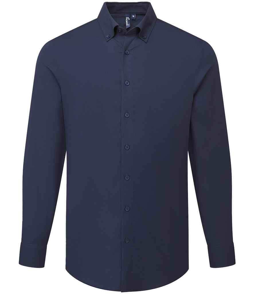 Premier - Supreme Long Sleeve Oxford Shirt - PR284 NAV XS