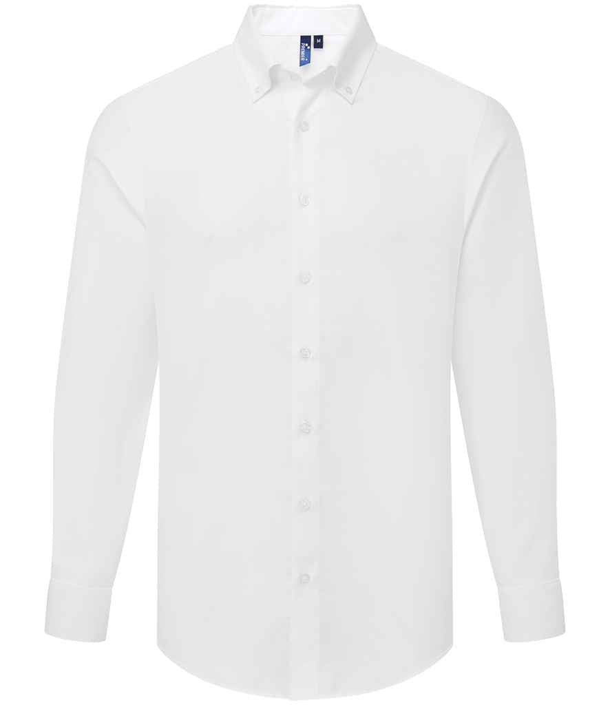 Premier - Supreme Long Sleeve Oxford Shirt - PR284 WHI XS