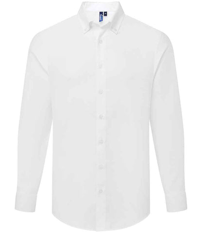 Premier - Supreme Long Sleeve Oxford Shirt - PR284 WHI XS