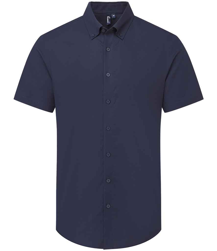 Premier - Supreme Short Sleeve Oxford Shirt - PR286 BLK XS