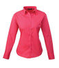 Premier - Ladies Long Sleeve Poplin Blouse - Pierre Francis