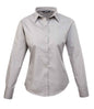 Premier - Ladies Long Sleeve Poplin Blouse - Pierre Francis