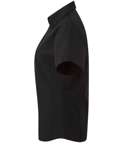 Premier - Ladies Short Sleeve Poplin Blouse - Pierre Francis