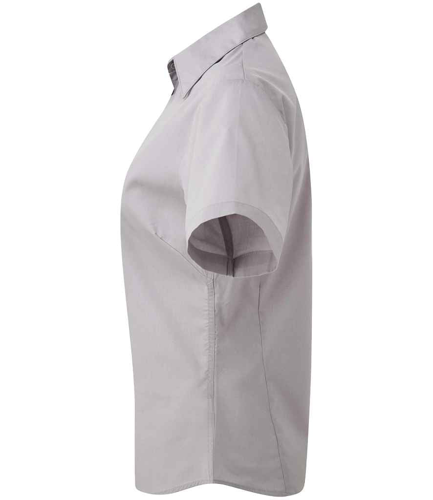 Premier - Ladies Short Sleeve Poplin Blouse - Pierre Francis