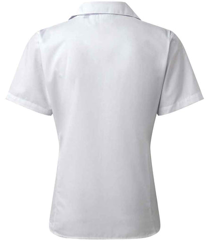 Premier - Ladies Short Sleeve Poplin Blouse - Pierre Francis