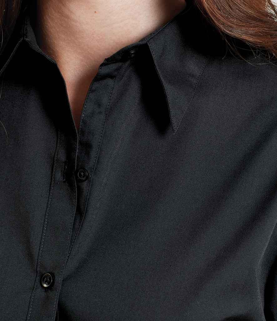 Premier - Ladies 3/4 Sleeve Poplin Blouse - Pierre Francis