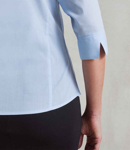 Premier - Ladies 3/4 Sleeve Poplin Blouse - Pierre Francis
