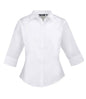 Premier - Ladies 3/4 Sleeve Poplin Blouse - Pierre Francis