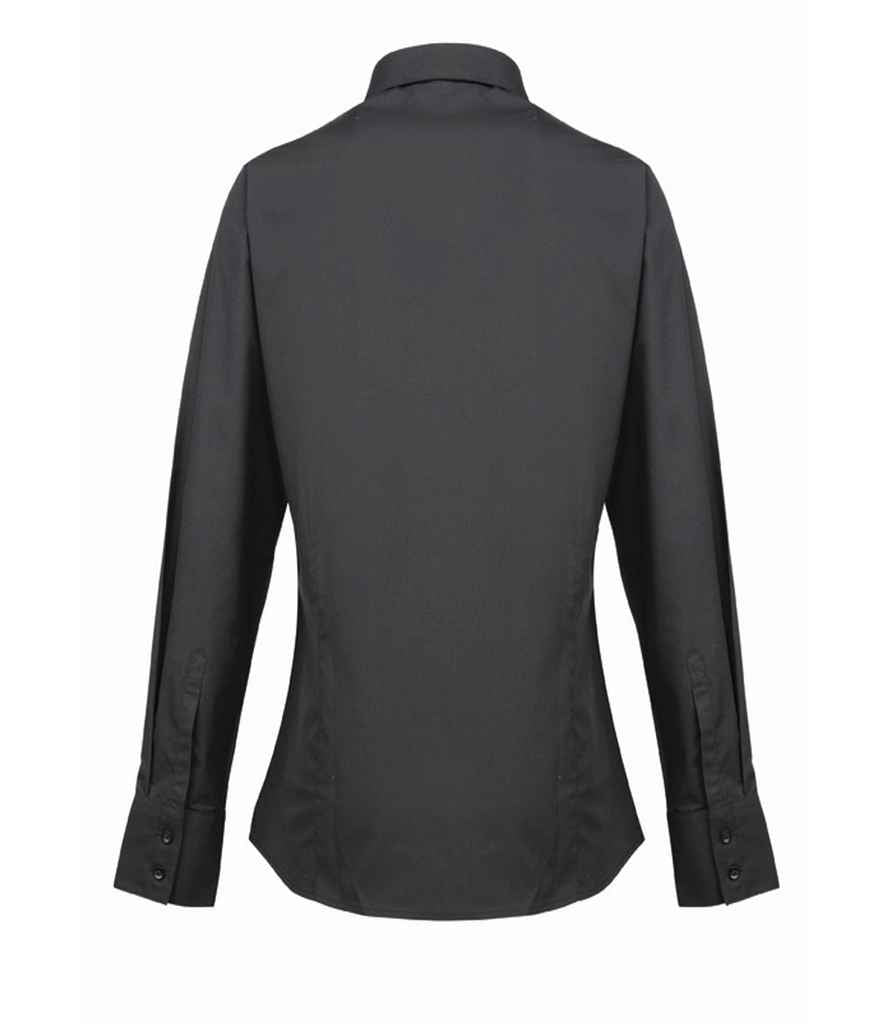 Premier - Ladies Supreme Long Sleeve Poplin Shirt - Pierre Francis