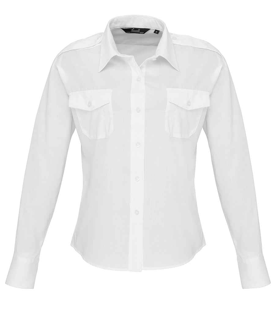 Premier - Ladies Long Sleeve Pilot Shirt