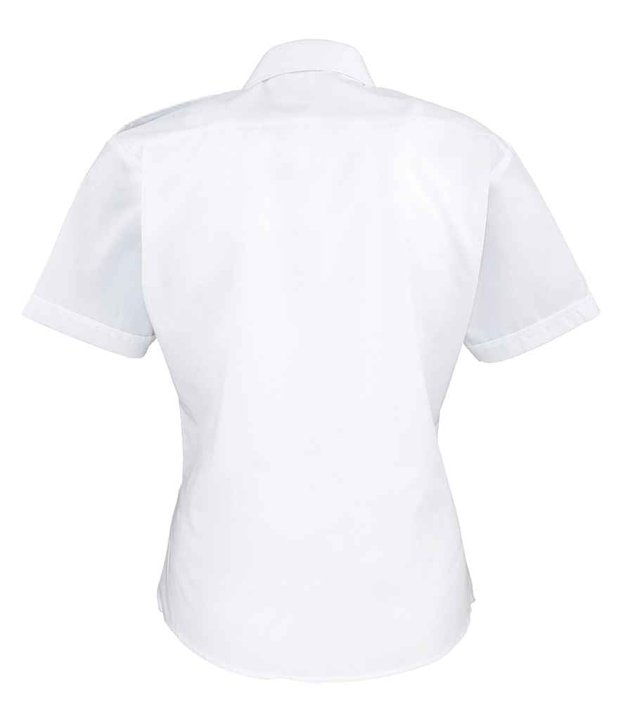 Premier - Ladies Short Sleeve Pilot Shirt