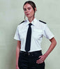 Premier - Ladies Short Sleeve Pilot Shirt - Pierre Francis
