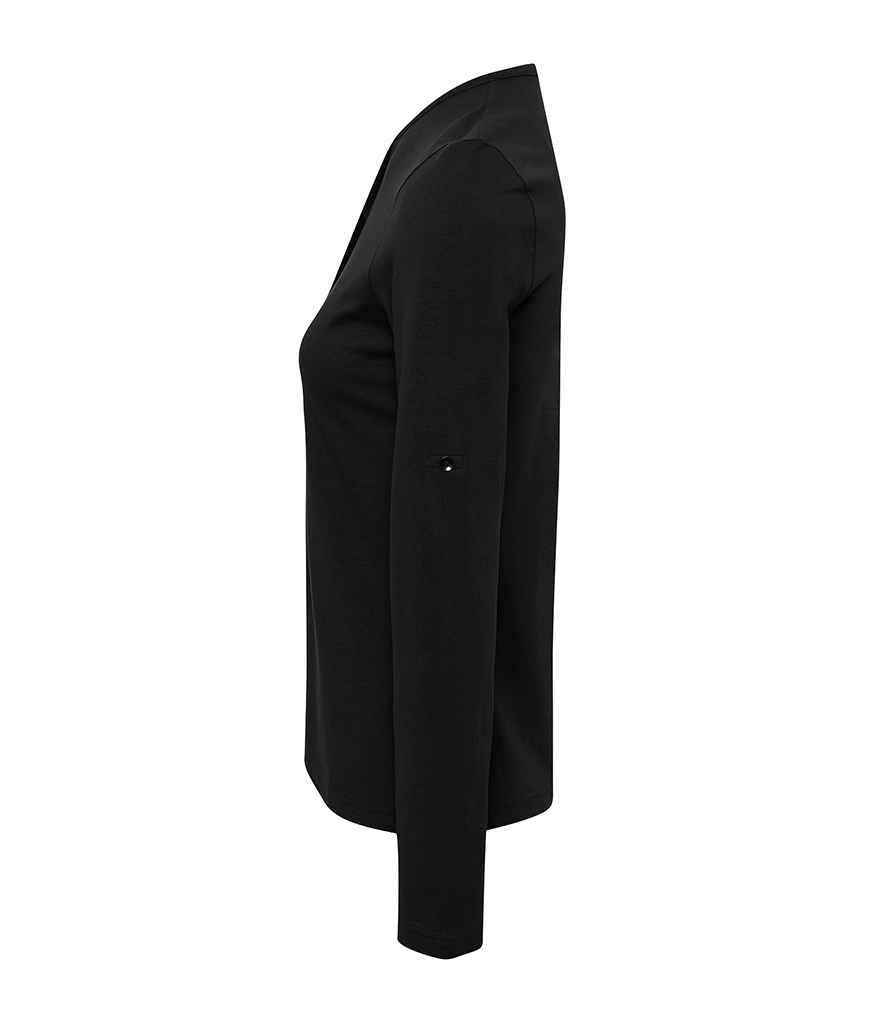 Premier - Ladies Long John Roll Sleeve T-Shirt