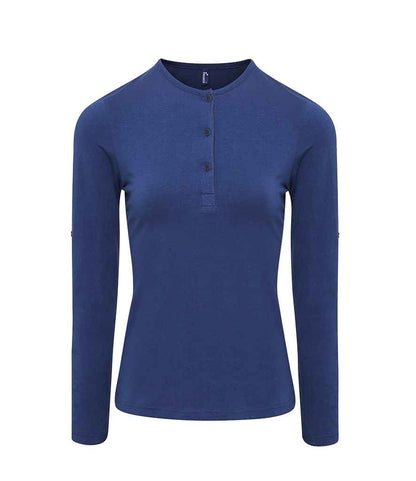 Premier - Ladies Long John Roll Sleeve T-Shirt - PR318 IND XS