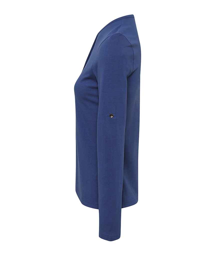 Premier - Ladies Long John Roll Sleeve T-Shirt - Pierre Francis