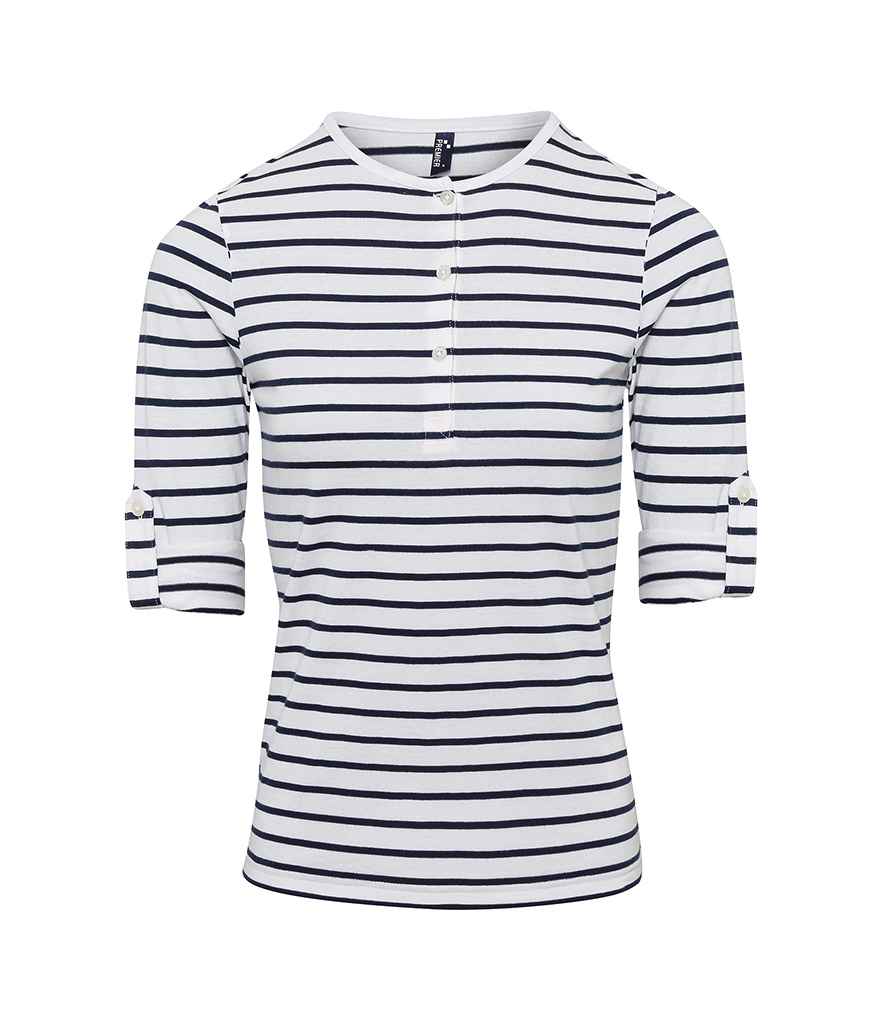 Premier - Ladies Long John Roll Sleeve T-Shirt - Pierre Francis