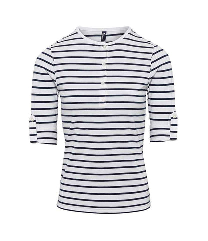 Premier - Ladies Long John Roll Sleeve T-Shirt - Pierre Francis
