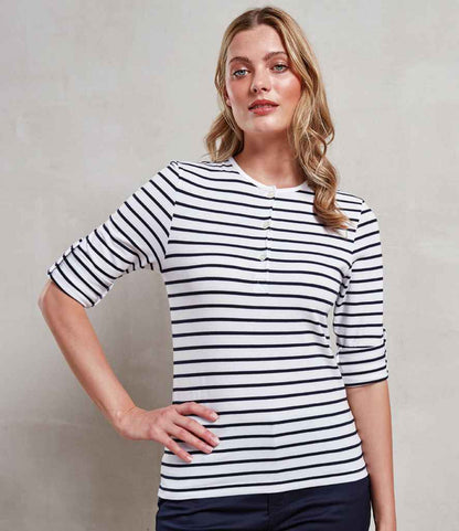 Premier - Ladies Long John Roll Sleeve T-Shirt - Pierre Francis