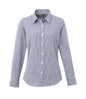 Premier - Ladies Gingham Long Sleeve Shirt - Pierre Francis