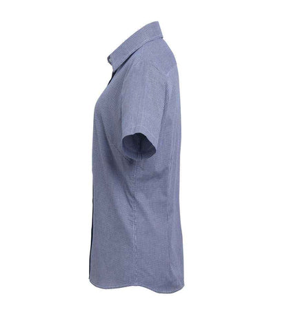 Premier - Ladies Gingham Short Sleeve Shirt - Pierre Francis