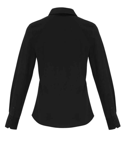 Premier - Ladies Long Sleeve Stretch Fit Poplin Shirt - Pierre Francis