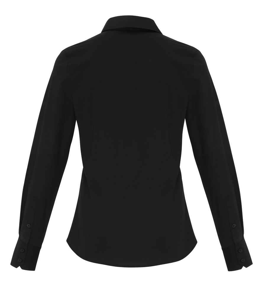 Premier - Ladies Long Sleeve Stretch Fit Poplin Shirt