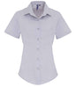 Premier - Ladies Short Sleeve Stretch Fit Poplin Shirt - Pierre Francis