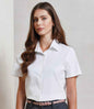 Premier - Ladies Short Sleeve Stretch Fit Poplin Shirt - Pierre Francis